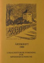 Billede af bogen Årsskrift 1989 Lokalhistorisk Forening for Søndersø kommune