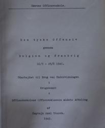 Billede af bogen Den tyske offensiv gennem Belgien og Frankrig 10/5 -25/6 1940