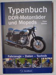 Billede af bogen Typenbuch DDR-Motorrader und Mopeds.