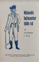 Billede af bogen Månedsløjtnanter 1801-14