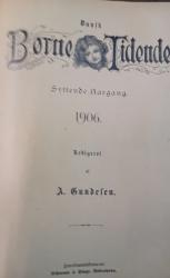 Billede af bogen Dansk Børnetidende  1906 nr.  1- 52