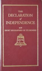 Billede af bogen The Declaration of Independence with short biographies of its signers