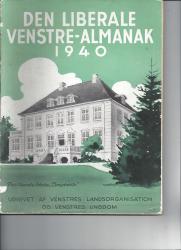 Billede af bogen Den Liberale Venstre - Almanak 1940