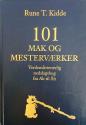 Billede af bogen 101 mak og mesterværker. Verdenslitterærlig nedslagsbog fra Ah til Åh.