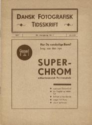 Billede af bogen Dansk fotografisk Tidsskrift 1937