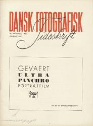 Billede af bogen Dansk fotografisk Tidsskrift 1944