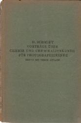 Billede af bogen Vorträge über Chemie und Chemikalienkunde für Photographierende