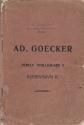 Billede af bogen Ad. Goecker -  Katalog over Fotografiske Artikler