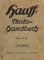 Billede af bogen Hauff: Photo-Handbuch nebst Anleitung für den Gebrauch der Photographischen Erzeugnisse von J. Hauff & Co.