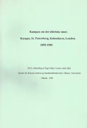 Billede af bogen Kampen om det sibiriske smør, ... 1895-1905