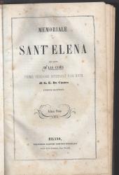 Billede af bogen Memoriale di Sant' Elenea. Prima versione integrale con note di G. E. De Castro