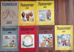 Billede af bogen Tegnerier 1937, 1942, 1945, 1946, 1947, 1948, 1951