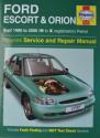 Billede af bogen Ford Escord & Orion, Sept 1990 to 2000 (H. to X registration) Petrol. Haynes Service and Repair Manuel