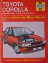 Billede af bogen Toyota corolla, Sept 1987 to Aug 1992 (E to K registration), Haynes Service and Repair Manual.