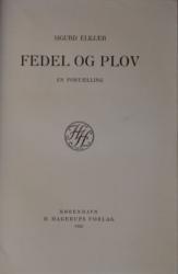 Billede af bogen Fedel og Plov - en fortælling