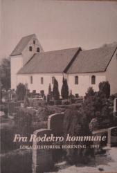 Billede af bogen Fra Rødekro kommune - fra Lokalhistorisk Forening 1993 for Rise, Hjordkær, Hellevad, Egvad og Øster Løgum sogne.