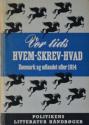 Billede af bogen Vor tids HVEM-SKREV-HVAD. Danmark og udlandet efter 1914.