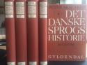 Billede af bogen Det danske Sprogs Historie 1 - 4 + registerbind