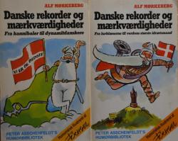 Billede af bogen Danske rekorder og mærkværdigheder – bind 1 og 2.