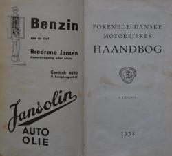 Billede af bogen Forenede Danske Motorejeres Haandbog