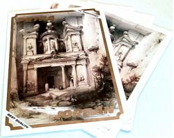 Billede af bogen The complete collection of David Roberts Lithographs of Petra