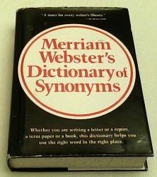 Billede af bogen Merriam-Webster's dictionary of synonyms
