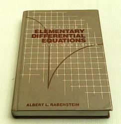 Billede af bogen Elementary differential equations with linear algebra