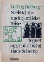 Billede af bogen Niels Klims underjordiske rejse tegnet og genfortalt af Hans Scherfig