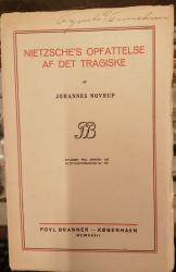 Billede af bogen  Nietzsche’s opfattelse af det tragiske. Æsthetisk og litteraturhistorisk belyst.