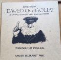 Billede af bogen Dawed og Goliat, af gammel Jehannes hans biwelskistaarri