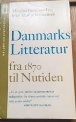 Billede af bogen Danmarks Litteratur fra 1870 til Nutiden
