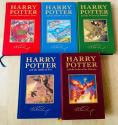 Billede af bogen HARRY POTTER Deluxe Limited Edition, Rare Boxed Set of Books 1-5