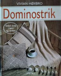 Billede af bogen Dominostrik - Enkel strik i tern og striber