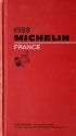 Billede af bogen 1988 Michelin - France