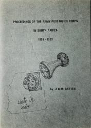 Billede af bogen Proceedings of the army post office corps in South Africa 1899 - 1902