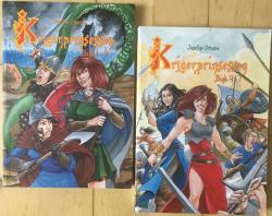 Billede af bogen Krigerprinsessen 1-7 (komplet) - Lindormen, Skjoldmø, Ruslas arv, Krigerliv, Rune-magi, Den blå sten, Hjertets kriger