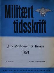 Billede af bogen Militært tidsskrift - I hundredaaret for krigen 1864 - Tillæg til marts 1964 -  93. årgang