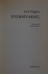 Billede af bogen Stormvarsel