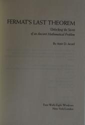 Billede af bogen Fermat’s last theorem - Unlocking the Secret of an Ancient Mathematical Problems