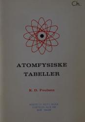 Billede af bogen Atomfysiske tabeller