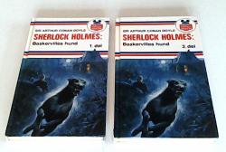 Billede af bogen Sherlock Holmes - Baskervilles hund.- Bind 1+2