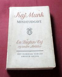 Billede af bogen Kaj Munk. En Digters Vej og andre Artikler. Mindeudgave.