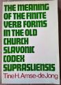 Billede af bogen The Meaning of the Finite Verb Forms in the Old Church Slavonic Codex Suprasliensis. A Synchronic Study.