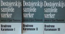 Billede af bogen Brødrene Karamassov (3 bind)
