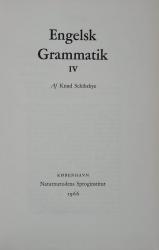 Billede af bogen Engelsk Grammatik IV