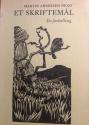 Billede af bogen Et skriftemål - en fortælling ** Billede af bogen Et skriftemål - en fortælling **
