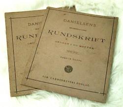 Billede af bogen Danielsens Skandinaviske Rundskrift ordnet i to Hefter