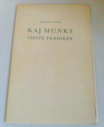 Billede af bogen Kaj Munks sidste prædiken