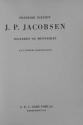 Billede af bogen J.P. Jacobsen – Digteren og mennesket – en literær undersøgelse