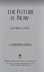 Billede af bogen The future is now – Last Talks in India